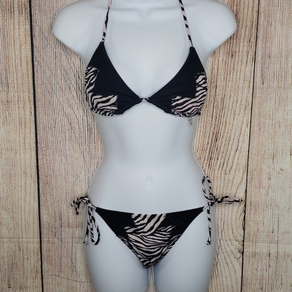 Victoria's Secret zebra print bikini - Picture 1 of 5